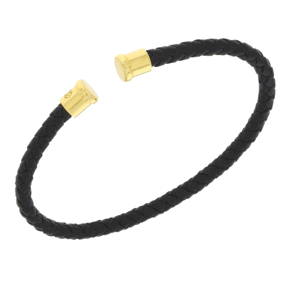 Cuir Noir 4mm Excellence Caméléon Acier 316L Y