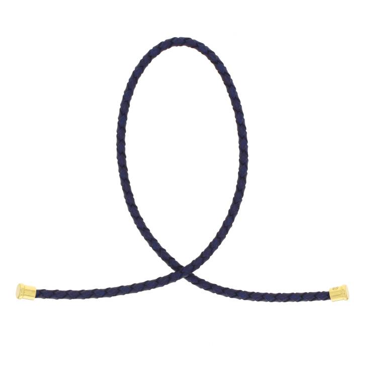 Cuir Bleu F 3mm DB Excellence Caméléon Acier 316L Y