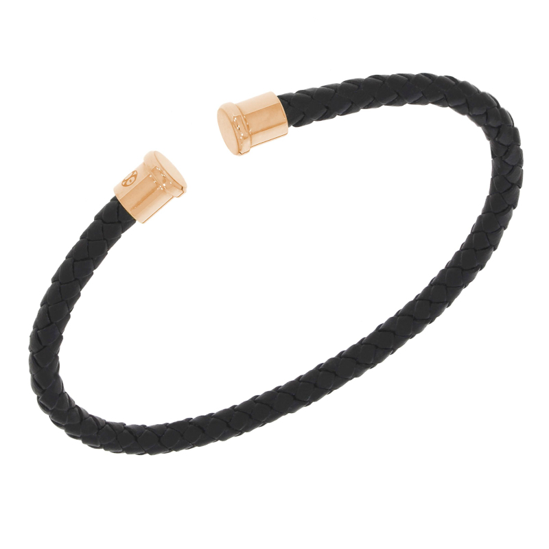 Cuir Noir 4mm Excellence Caméléon Acier 316L R