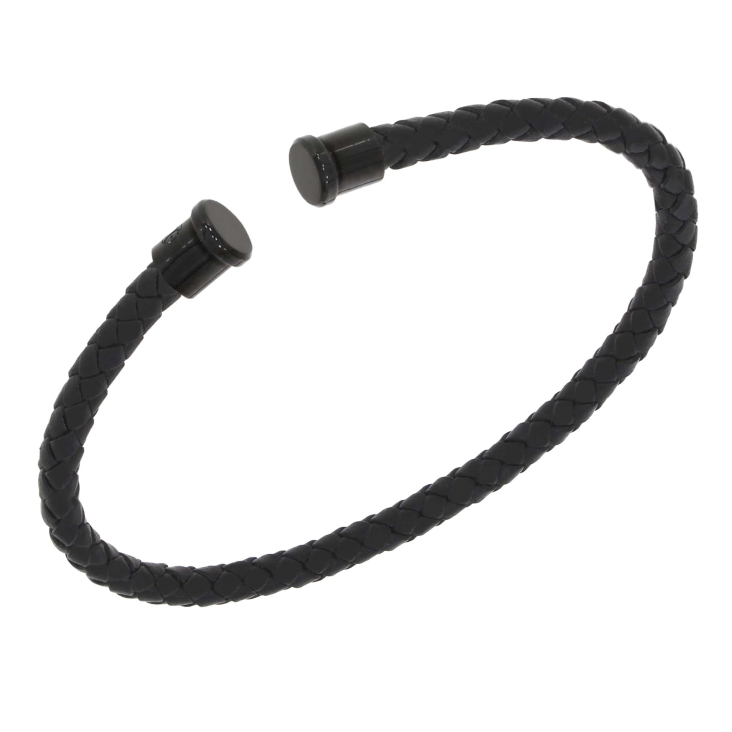 Cuir Noir 4mm Excellence Caméléon Acier 316L B 2