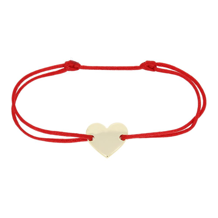 Bracelet Cœur Excellence plaqué Or 18K 3Mic