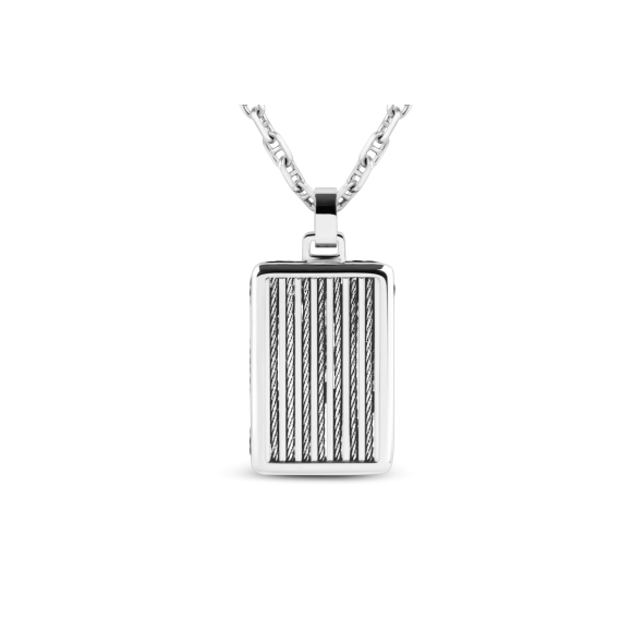 Pendentif Excellence Acier 316L & Or 18K