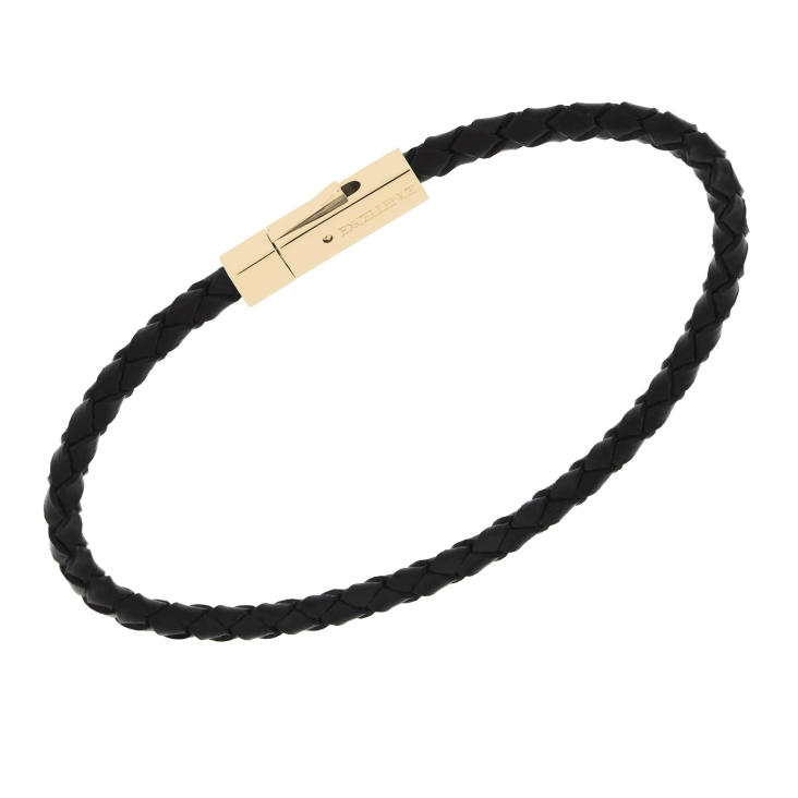 Bracelet en cuir noir