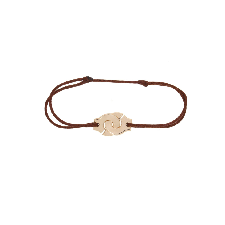 Paire Pt Menottes Excellence Argent 925 R.Gold