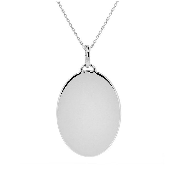 Pendentif Ovale excellence Argent 925 RH