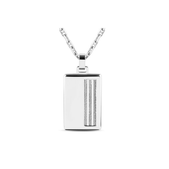 Pendentif Excellence Acier 316L & Or 18K