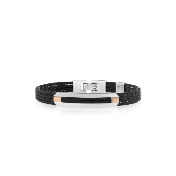 Bracelet Excellence Acier 316L & Or 750/1000