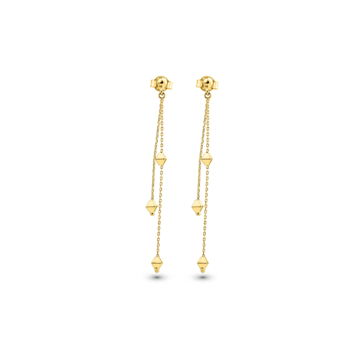 Boucles Excellence Or jaune 750/1000