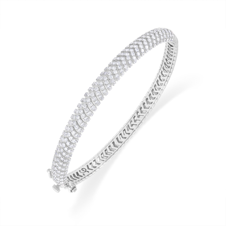 Bracelet Excellence Or gris 750/1000 & Diamants 2