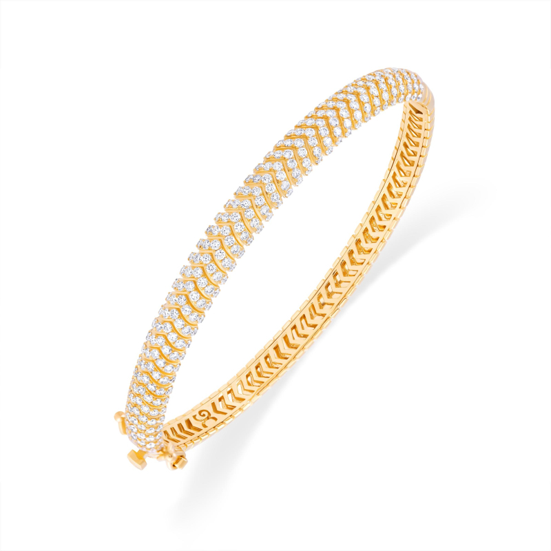 Bracelet Excellence Or jaune 750/1000 & Diamants Bracelet Excellence Or jaune 750/1000 & Diamants