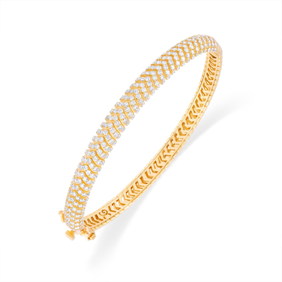 Bracelet Excellence Or jaune 750/1000 & Diamants