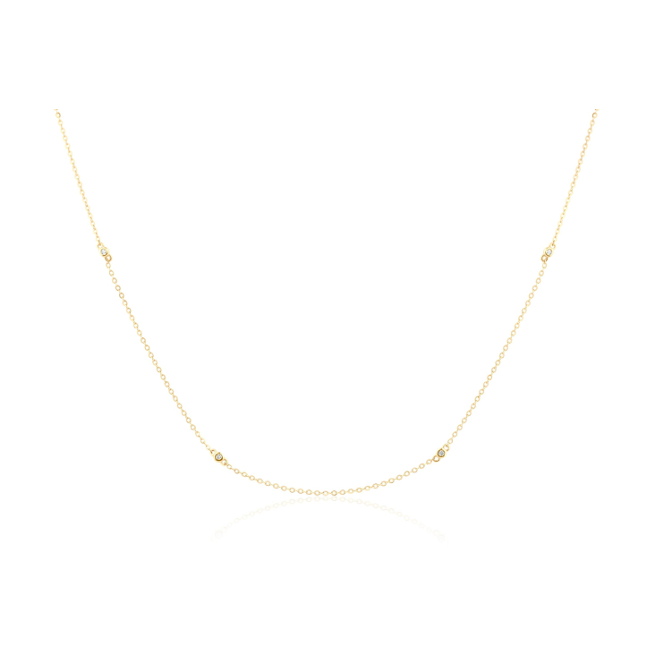 Chaîne Forçat Excellence Or jaune 750/1000 & Diamants