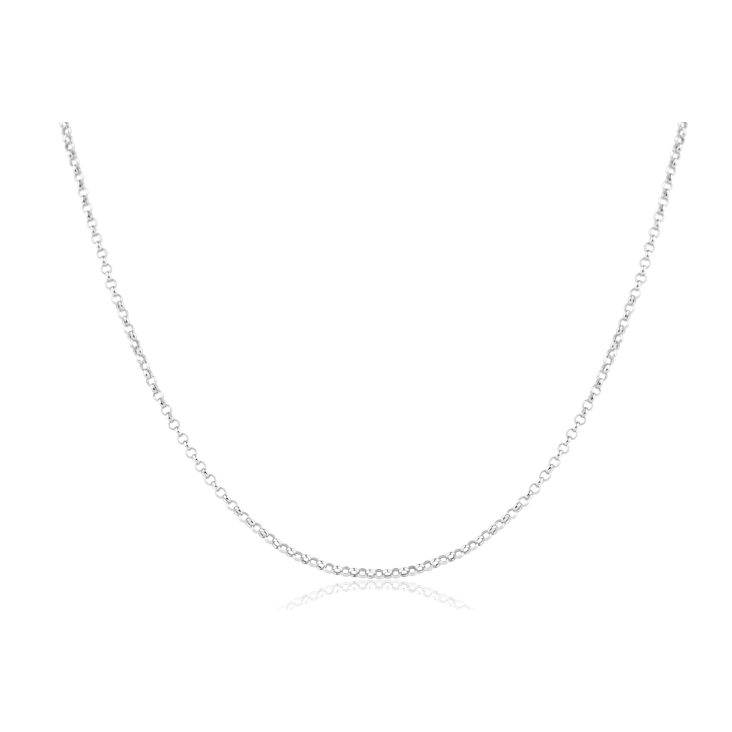 Chaîne Jaseron Excellence Or gris 750/1000