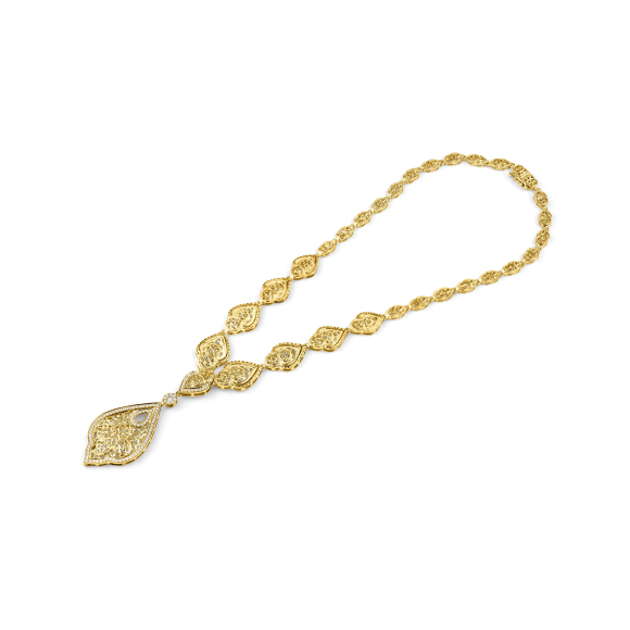 Collier Excellence Or jaune 18K & Diamants