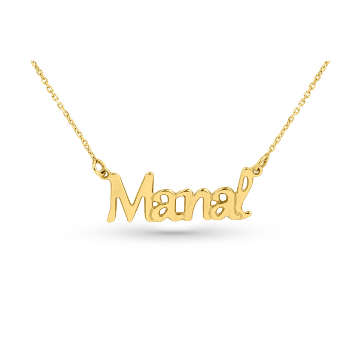 pendentif prénom or 18K