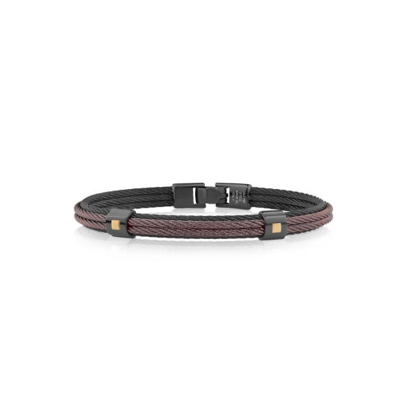 Bracelet Excellence Acier 316L & Or 750/1000