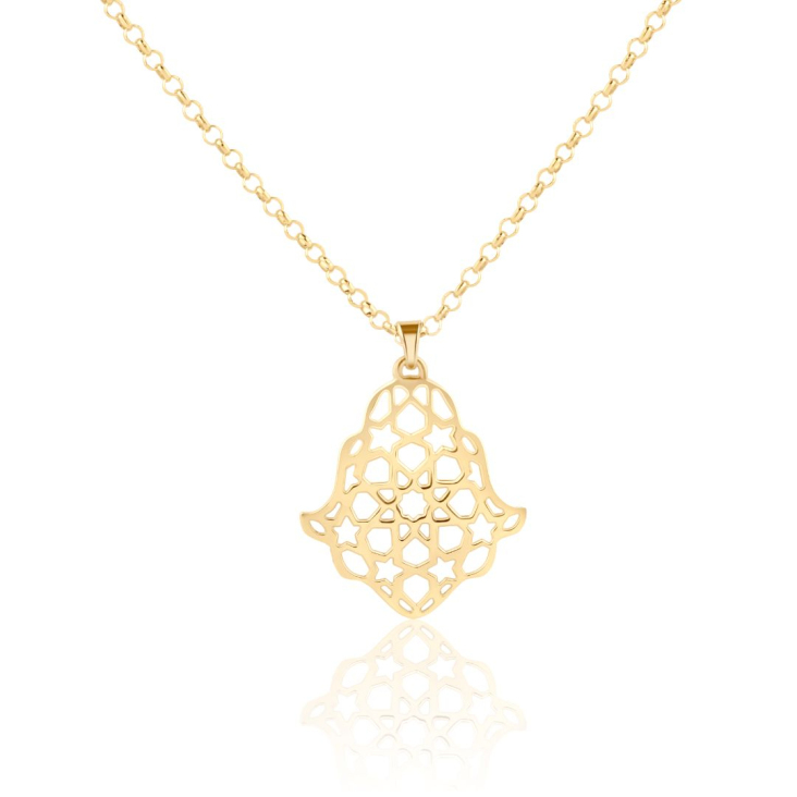 Pendentif Khmissa Excellence Or jaune 18K