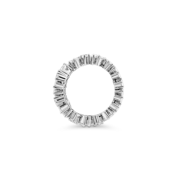 Demi-alliance sertie de zirconiums