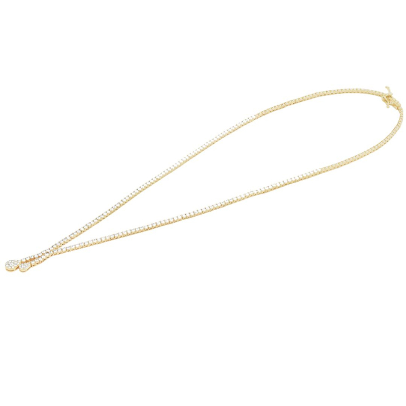 COLLIER RIVIÈRE EXCELLENCE OR JAUNE 750/1000 & DIAMANTS COLLIER RIVIÈRE EXCELLENCE OR JAUNE 750/1000 & DIAMANTS