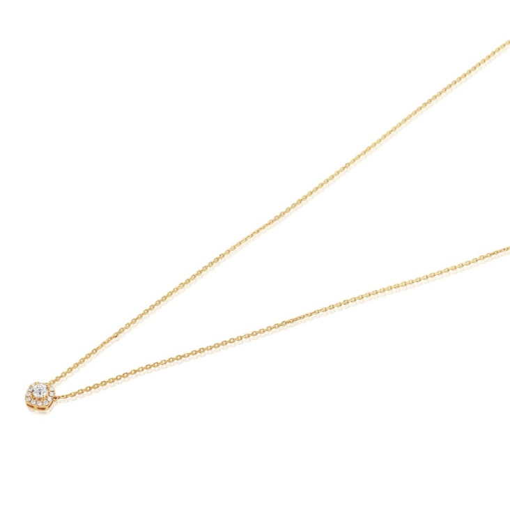 Collier Excellence Or jaune 750/1000 & Diamants 2