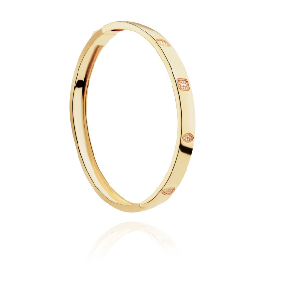 Bracelet Excellence Or jaune 750/1000 & Diamants