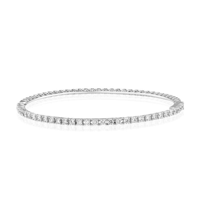 Bracelet Excellence Or gris 750/1000 & Diamants