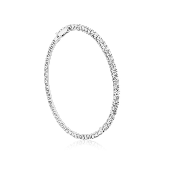 Bracelet Excellence Or gris 750/1000 & Diamants
