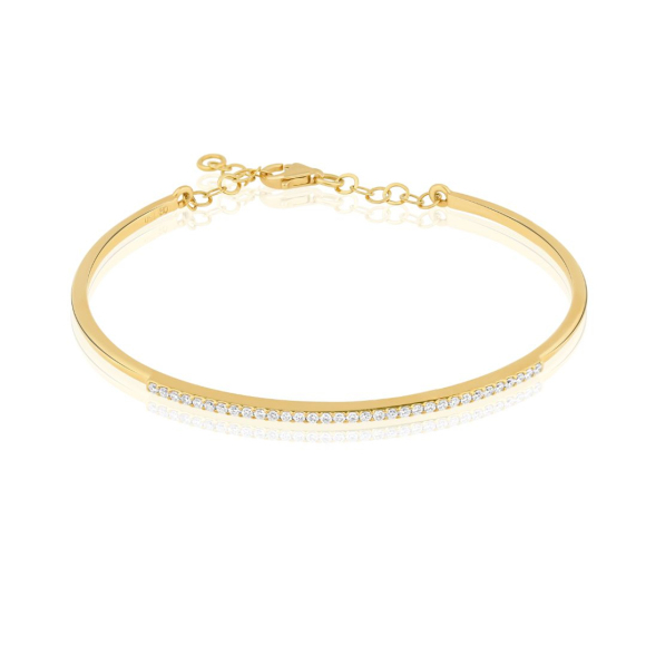 Bracelet Excellence Or jaune 750/1000 & Diamants