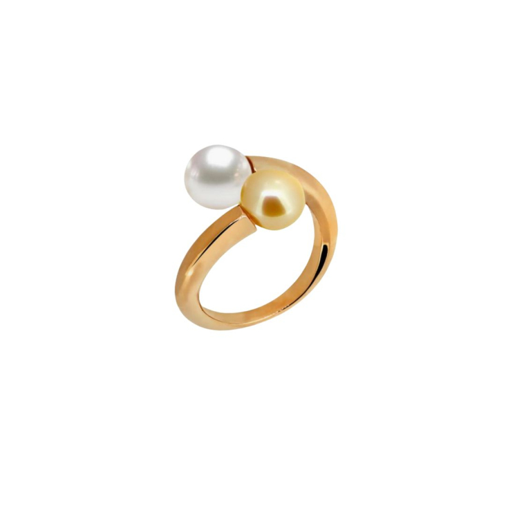 Bague Excellence Argent 925 R.Gold & FWP