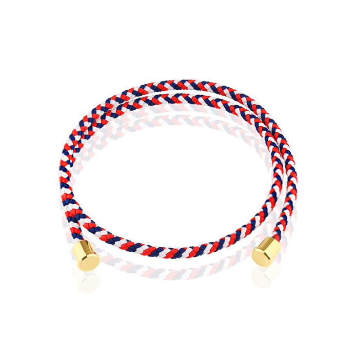 Cuir tricolore 3mm Excellence Caméléon Acier 316L Y