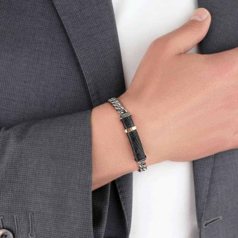 Gourmette Identité Excellence Acier... Gourmette Identité Excellence Acier...