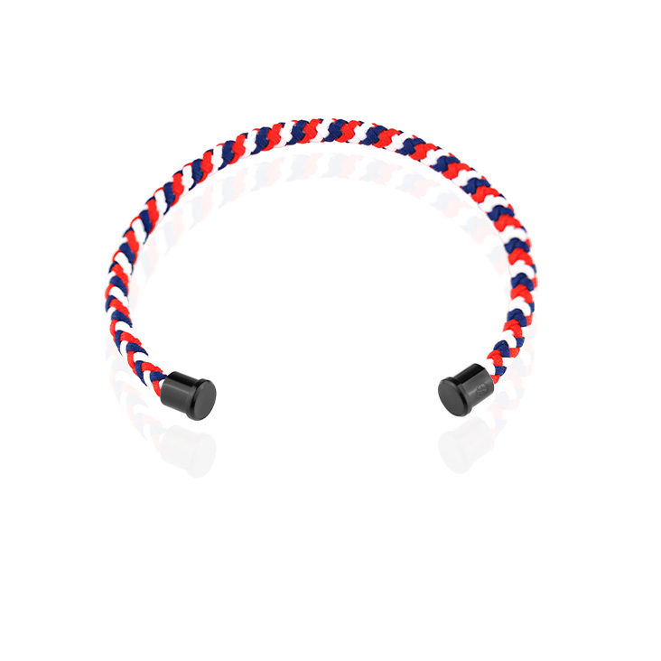 Cuir tricolore 4mm Excellence Caméléon Acier 316L B