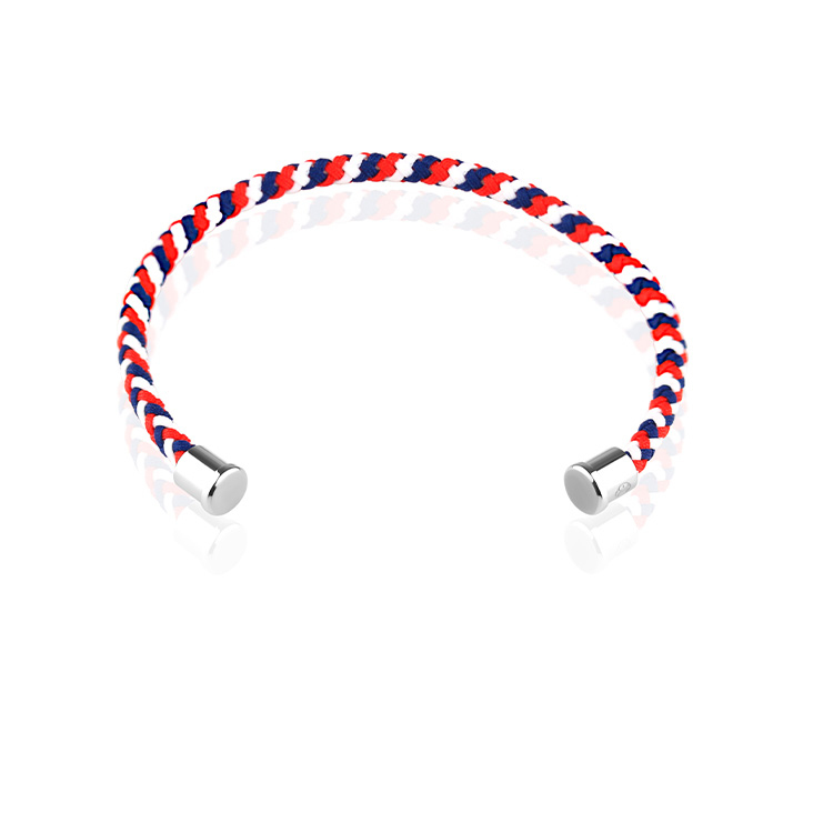 Cuir tricolore 4mm Excellence Caméléon Acier 316L W