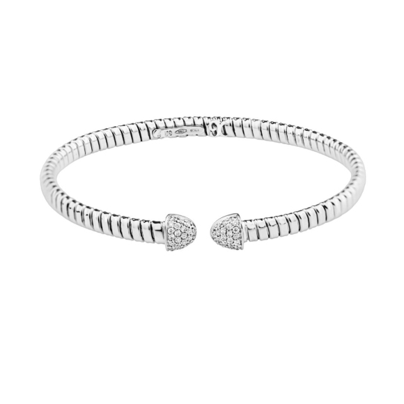 Bracelet Excellence Or gris 750/1000 & Diamants