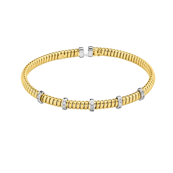 Bracelet Excellence Or jaune 750/1000 & Diamants