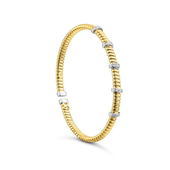 Bracelet Excellence Or jaune 750/1000 & Diamants