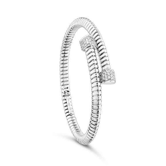 Bracelet Excellence Or gris 750/1000 & Diamants