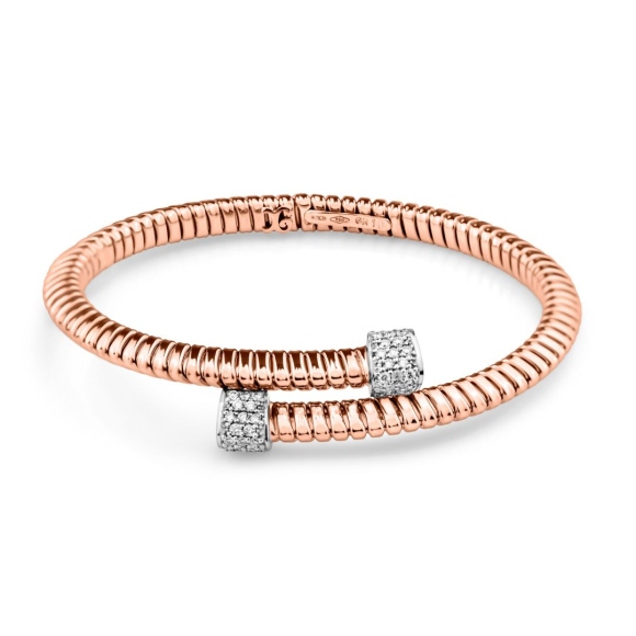 Bracelet Excellence Or rose 750/1000 & Diamants