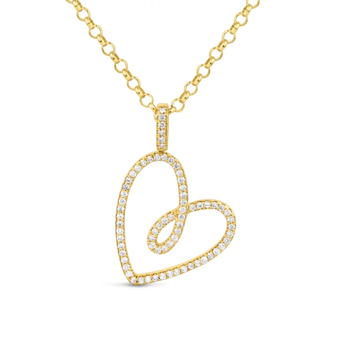 Pendentif Cœur Excellence Or jaune 750/1000