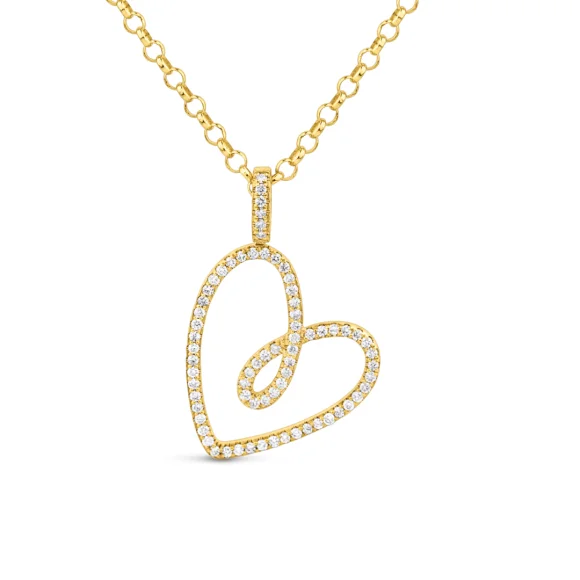 Pendentif Cœur Excellence Or jaune 750/1000