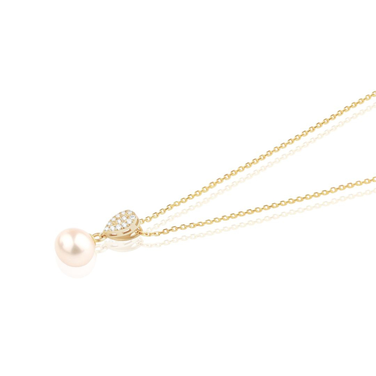 Pendentif Excellence Or jaune 750/1000, Diamants & FWP 2