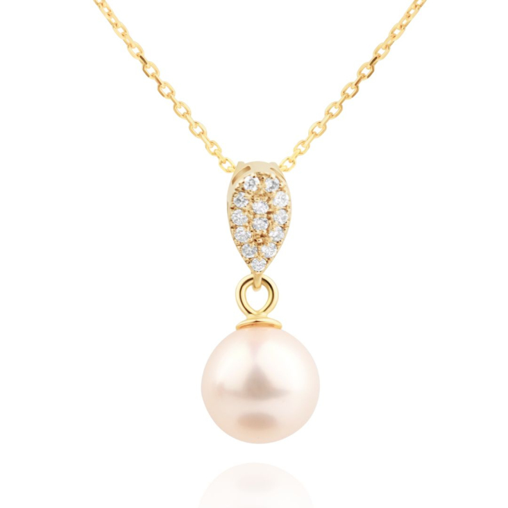 Pendentif Excellence Or jaune 750/1000, Diamants & FWP