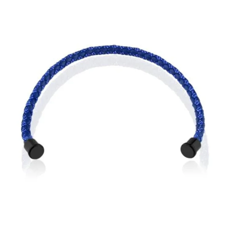 Cuir bleu 4mm Excellence Caméléon Acier 316L B