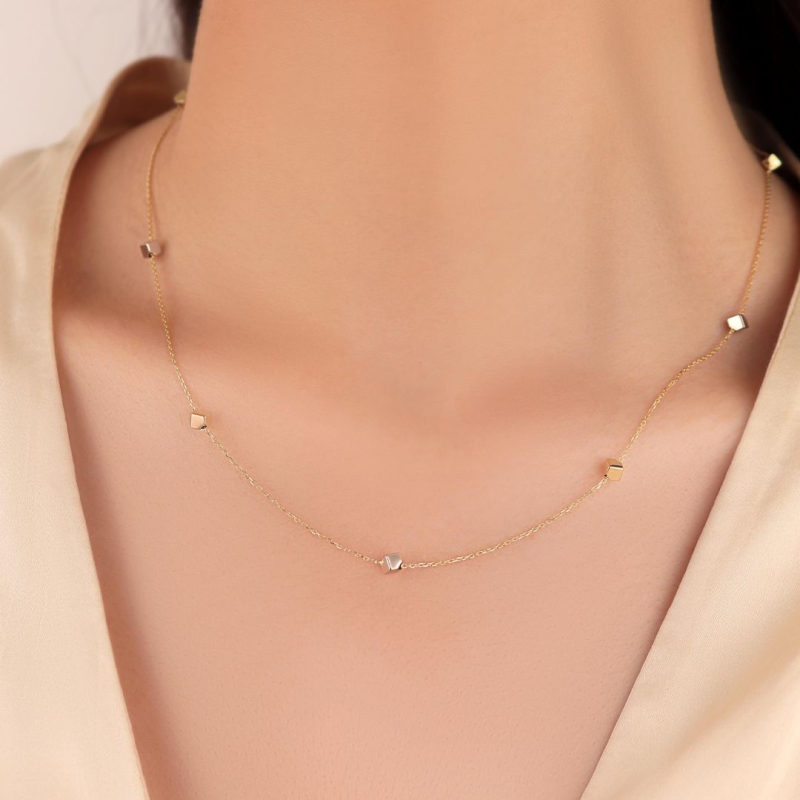 Collier Excellence Or bicolore 750/1000 Collier Excellence Or bicolore 750/1000