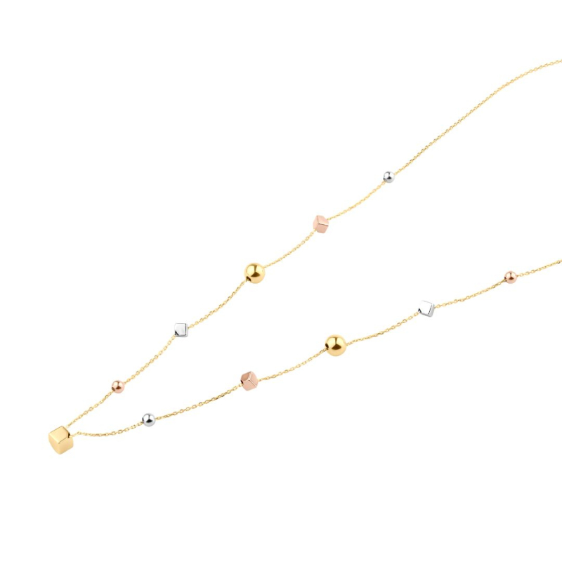 Collier Excellence Or tricolore 750/1000 Collier Excellence Or tricolore 750/1000