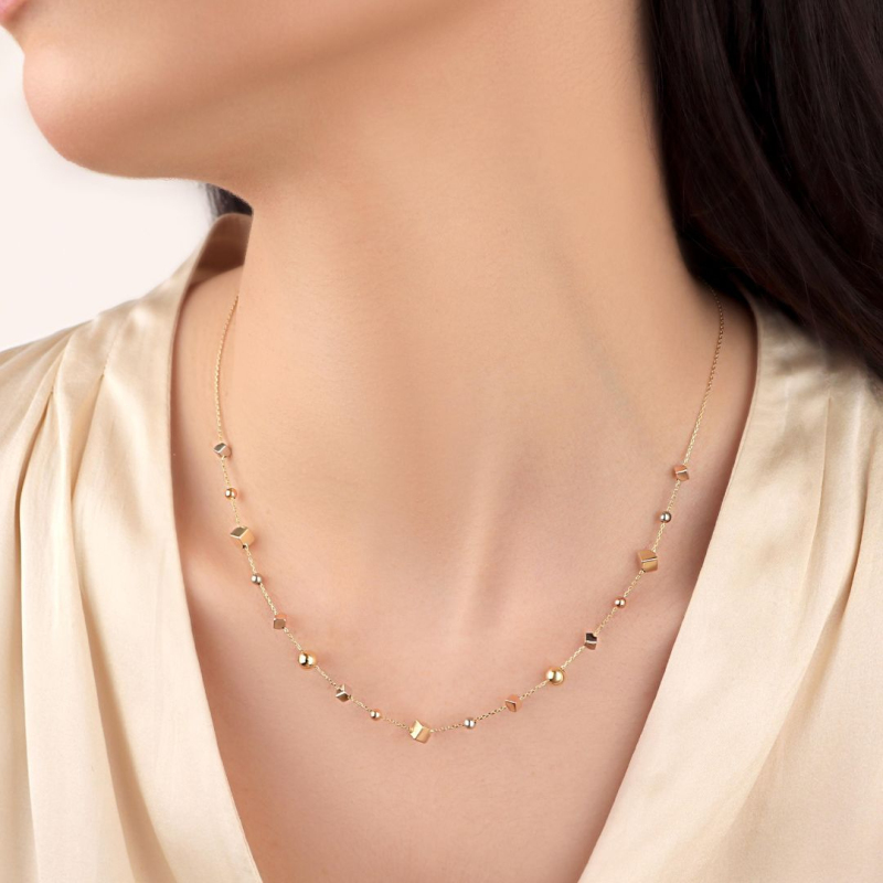 Collier Excellence Or tricolore Collier Excellence Or tricolore