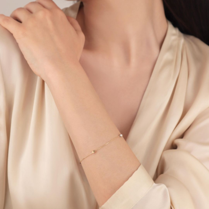 Gourmette Excellence Or bicolore 750/1000 2