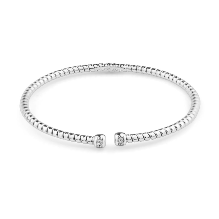 Bracelet Excellence Or gris 750/1000 & Diamants