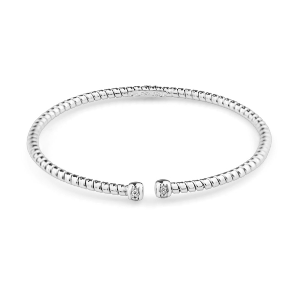 Bracelet Excellence Or gris 750/1000 & Diamants