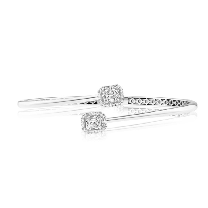 Bracelet Excellence Or gris 750/1000 & Diamants